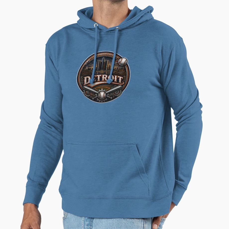 Detroit Sports Logo Motor City Fan Hoodie - Streetwear Style Men Women - T-Shirt, Sweatshirt, Hoodie