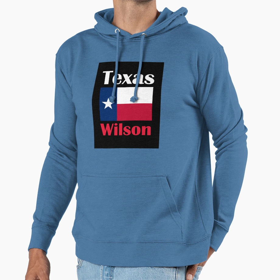Wilson Tx Hoodie - Streetwear Style for Adults - T-Shirt, Sweatshirt, Hoodie
