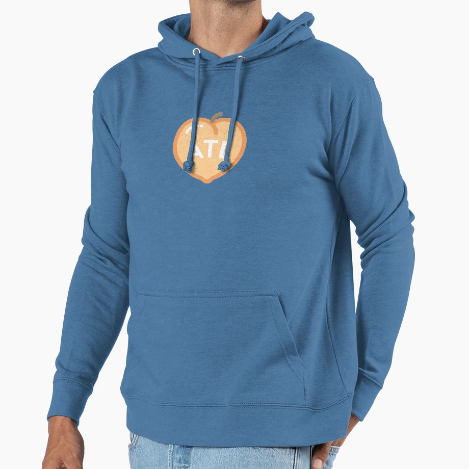Atlanta Peach Hoodie - Streetwear Style for Adults - T-Shirt, Sweatshirt, Hoodie