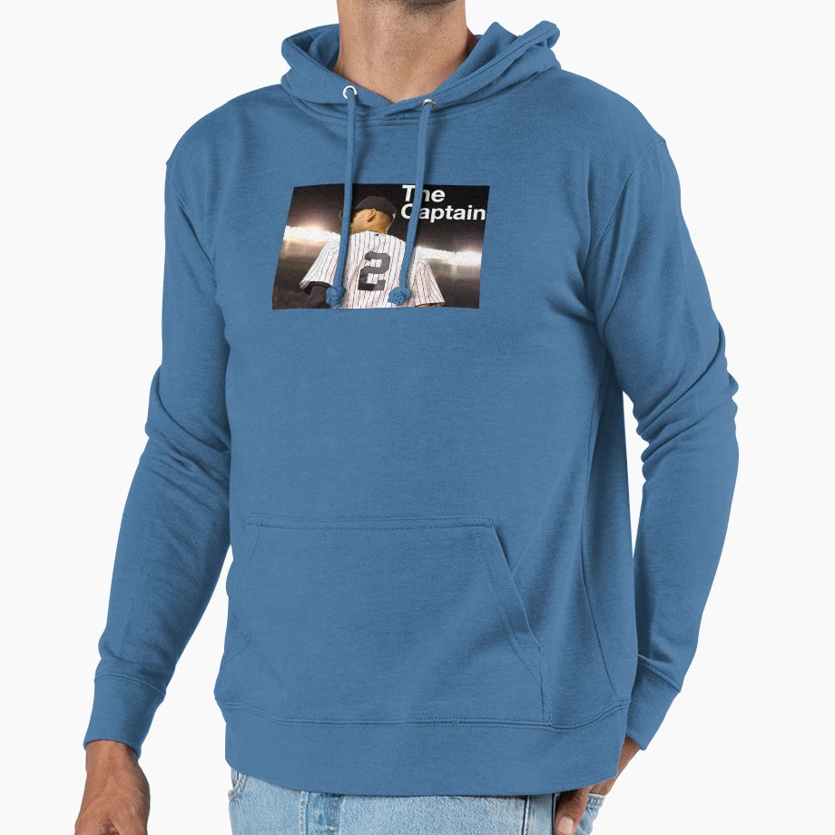 Captain Derek Jeter Nyy Hoodie - Fun Novelty Design Unisex - T-Shirt, Sweatshirt, Hoodie