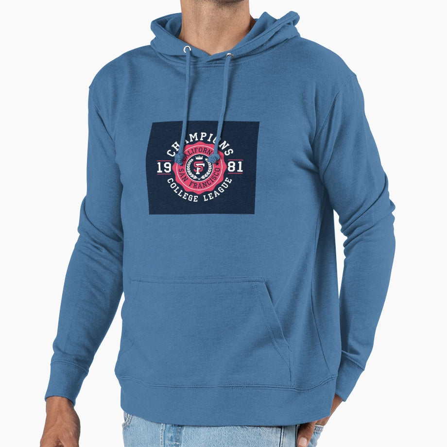 California Champions College League Hoodie - Graphic Print Men Women - T-Shirt, Sweatshirt, Hoodie