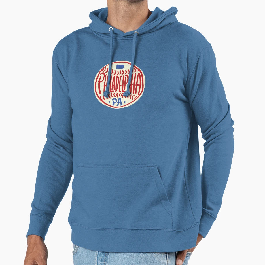 Philadelphia Pennsylvania Hand Drawn Hoodie - Custom Art Print for Adults - T-Shirt, Sweatshirt, Hoodie