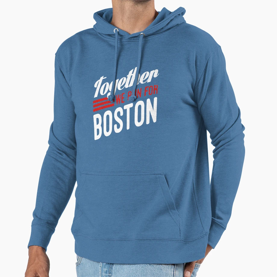 Boston Marathon Hoodie - Minimalist Print Unisex - T-Shirt, Sweatshirt, Hoodie