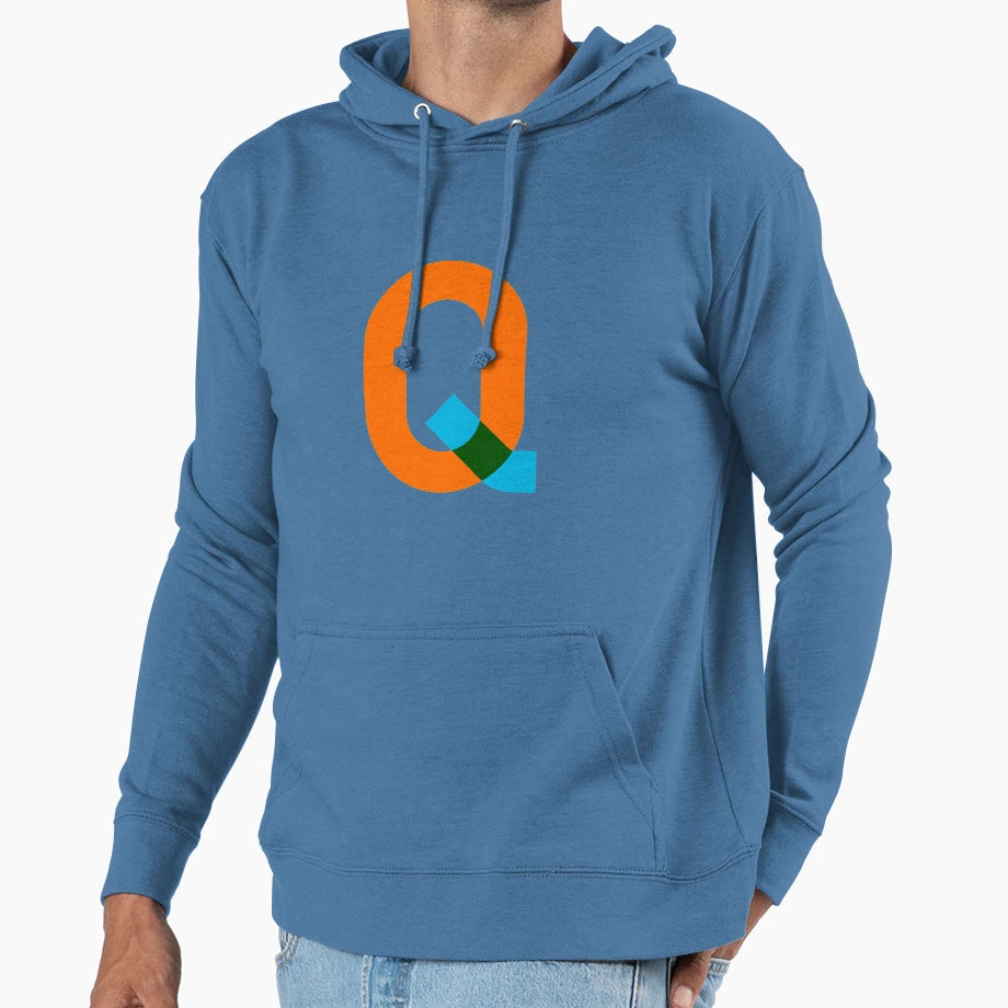 Q Alphabet Hoodie - Streetwear Style for Adults - T-Shirt, Sweatshirt, Hoodie