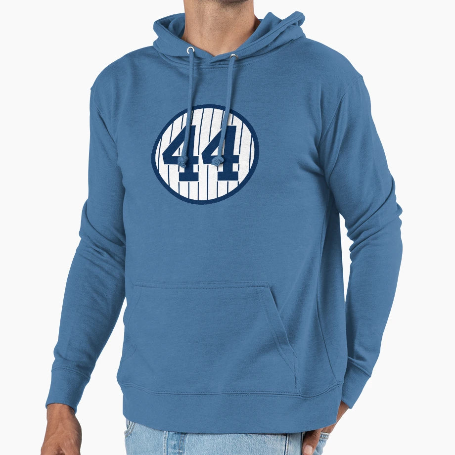 Reggie Jackson 44 Jersey Number Hoodie - Casual Everyday Wear Men Women - T-Shirt, Sweatshirt, Hoodie