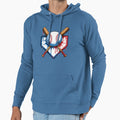 American Flag Baseball Fans Ball Bat And Hoodie - Trendy Graphic Unisex - T-Shirt, Sweatshirt, Hoodie