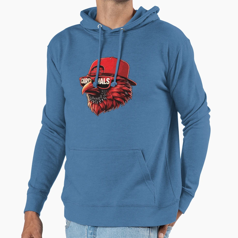 Cardinal Bird Red Bird Nature Lover Gift Hoodie - Custom Art Print Unisex - T-Shirt, Sweatshirt, Hoodie