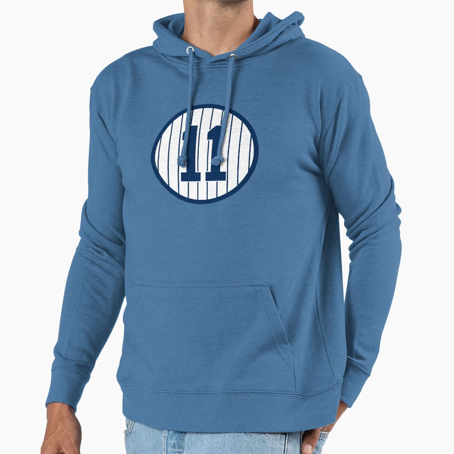 Brett Gardner 11 Jersey Number Hoodie - Graphic Print Unisex - T-Shirt, Sweatshirt, Hoodie