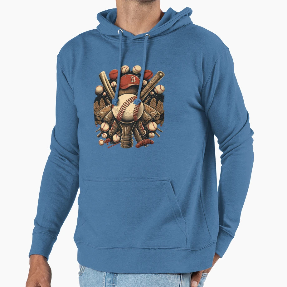 Baseball Hoodie - Streetwear Style Unisex - T-Shirt, Sweatshirt, Hoodie