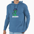Atlanta Green Atlien Hoodie - Minimalist Print for Adults - T-Shirt, Sweatshirt, Hoodie