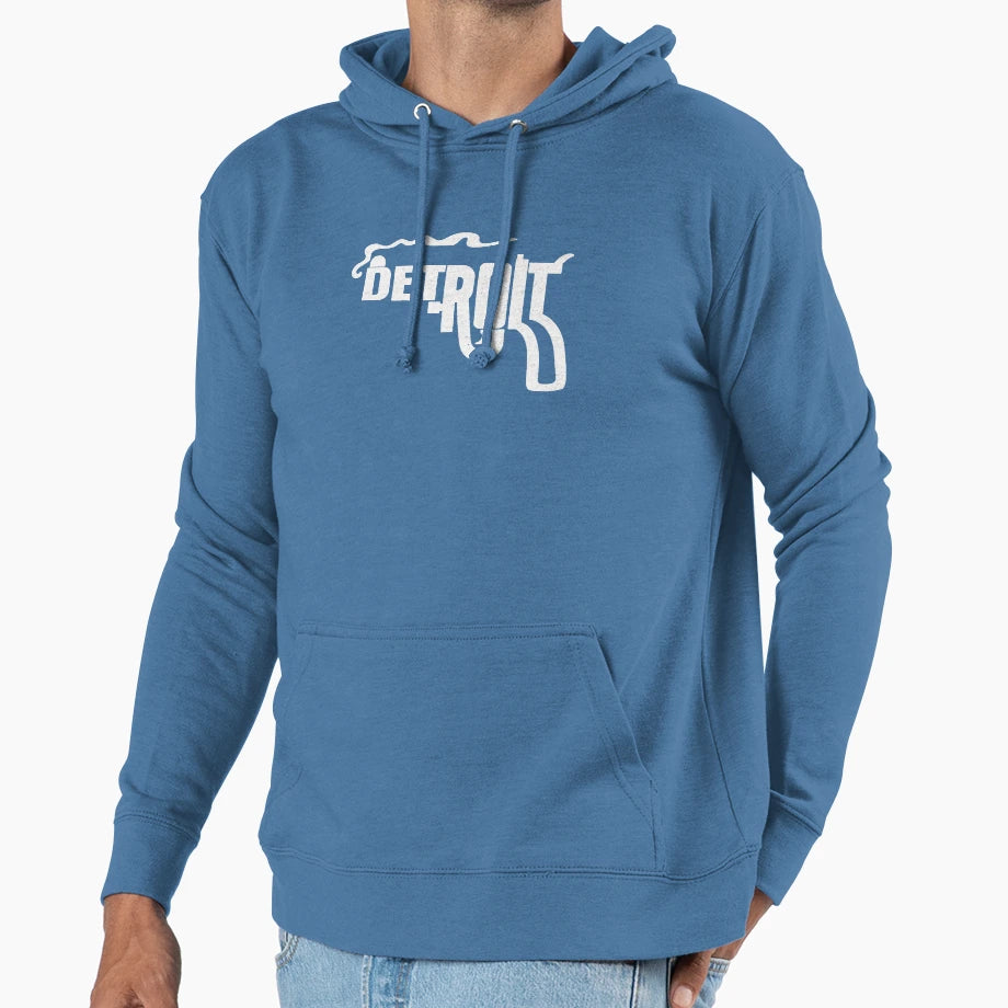 Detroit Hoodie - Unique Graphic Unisex - T-Shirt, Sweatshirt, Hoodie