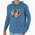 Astros Cat Play Baseball Hoodie - Novelty Apparel Unisex - T-Shirt, Sweatshirt, Hoodie