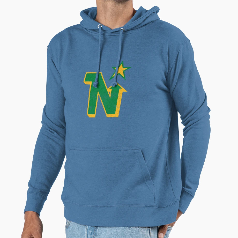 Minnesota North Stars Hoodie - Fun Novelty Design for Adults - T-Shirt, Sweatshirt, Hoodie