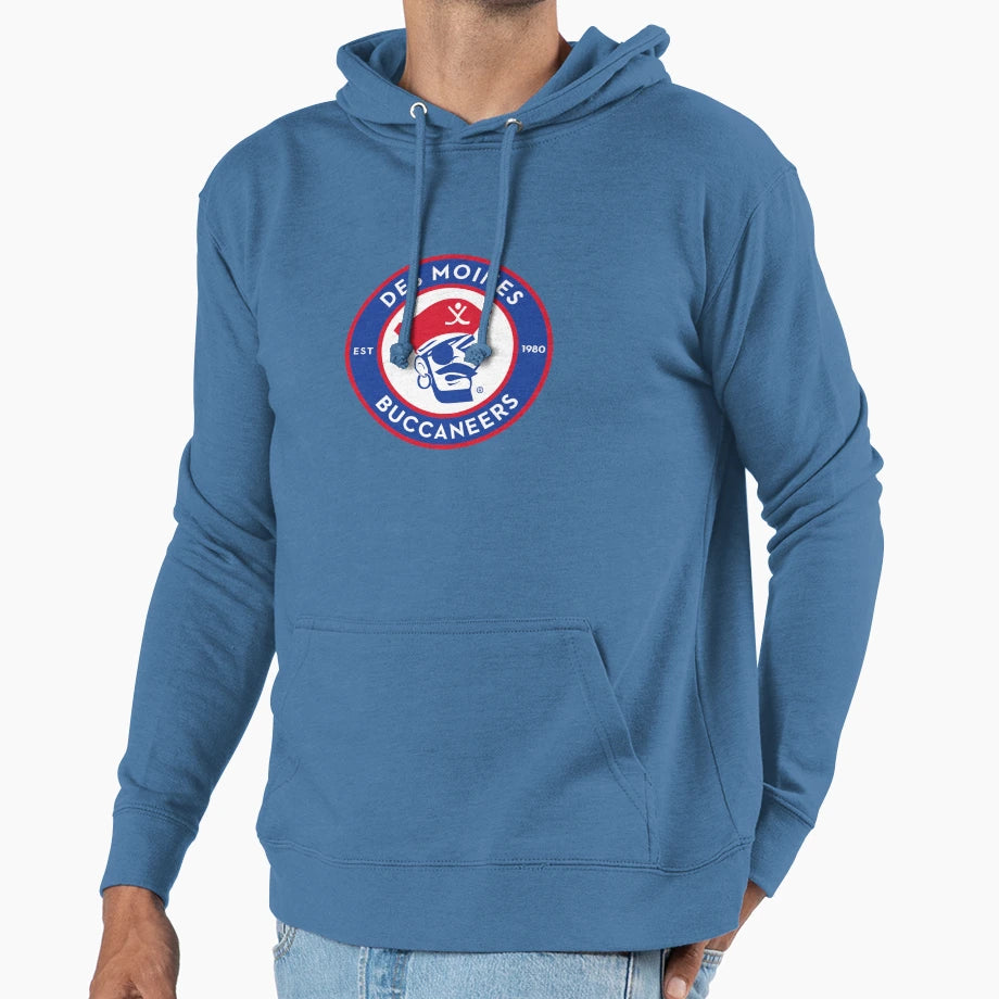Des Moines Buccaneers Hoodie - Aesthetic Graphic Men Women - T-Shirt, Sweatshirt, Hoodie