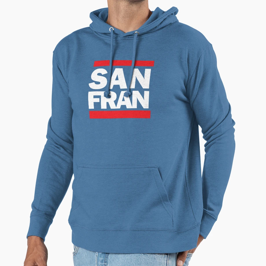 San Francisco Hoodie - Fun Novelty Design for Adults - T-Shirt, Sweatshirt, Hoodie