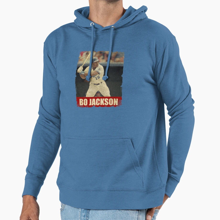 Bo Jackson New Hoodie - Minimalist Print Men Women - T-Shirt, Sweatshirt, Hoodie