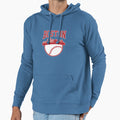Boston Baseball Minimalist City Skyline Hoodie - Unique Graphic for Adults - T-Shirt, Sweatshirt, Hoodie