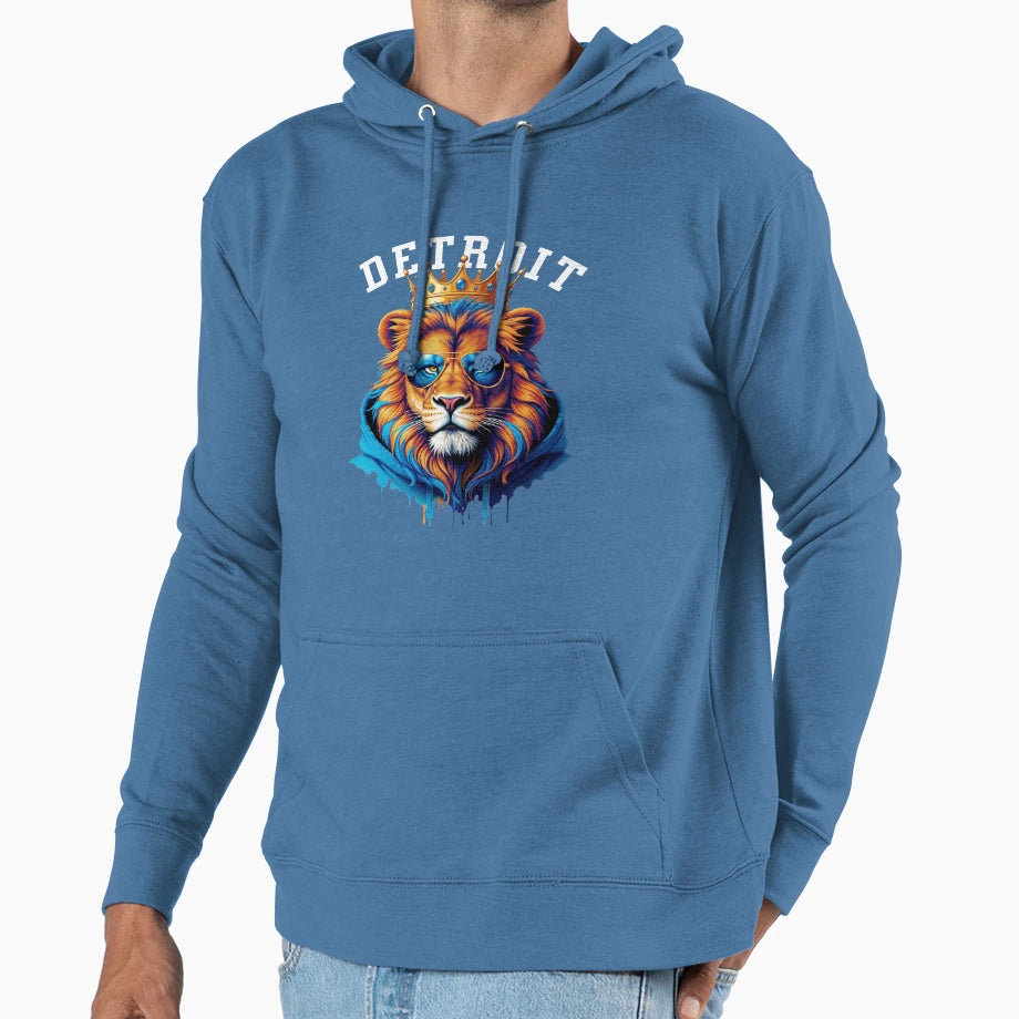 Detroit Lions Football Game Day Hoodie - Aesthetic Graphic for Adults - T-Shirt, Sweatshirt, Hoodie
