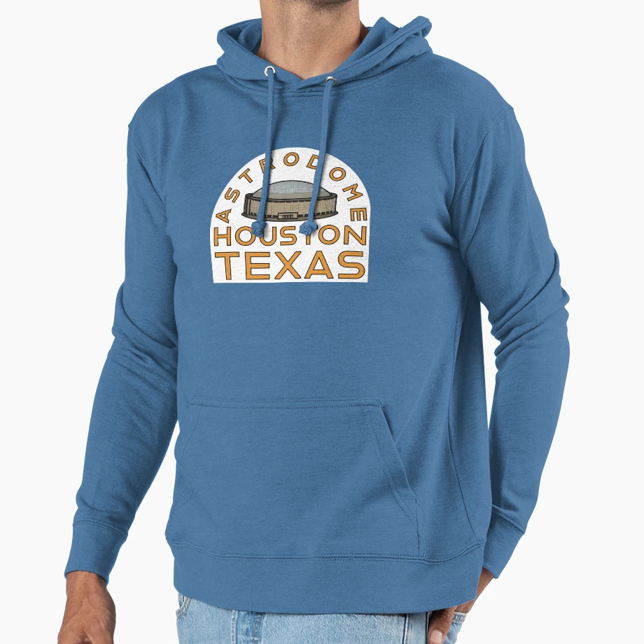 Astrodome Houston Texas Stadium Hoodie - Fun Novelty Design Men Women - T-Shirt, Sweatshirt, Hoodie