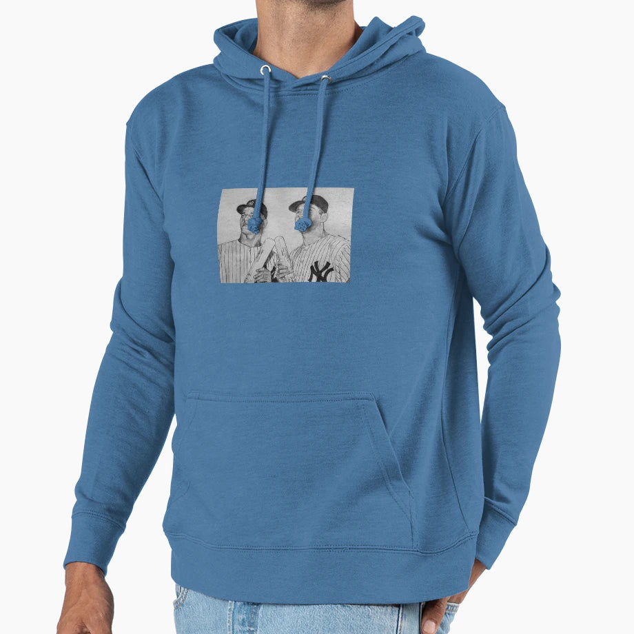 Roger Maris Mickey Mantle Hoodie - Minimalist Print Unisex - T-Shirt, Sweatshirt, Hoodie