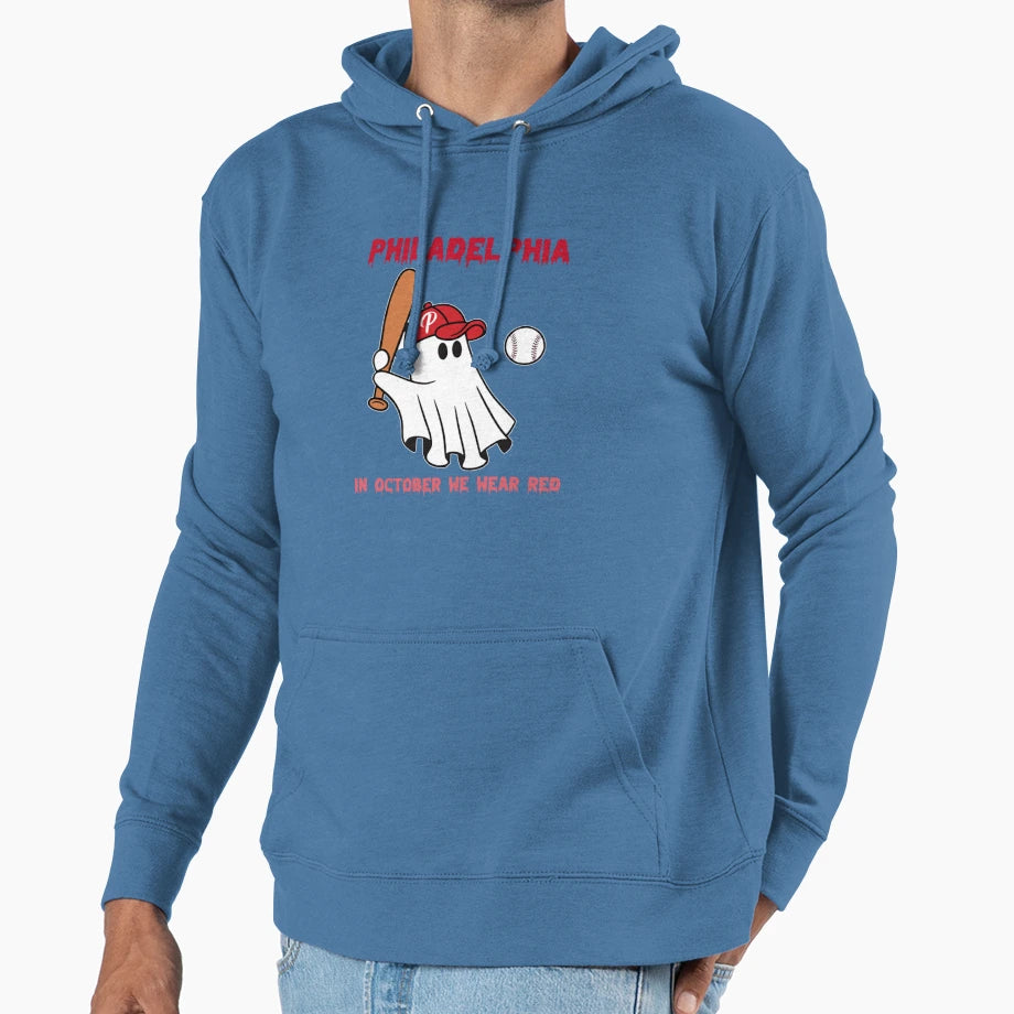 Phillies Ghost Pumpkin Hoodie - Streetwear Style Men Women - T-Shirt, Sweatshirt, Hoodie