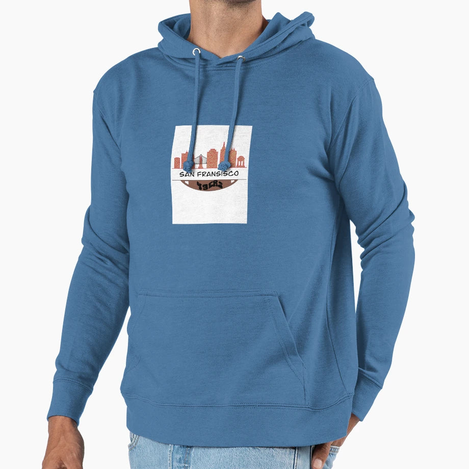 San Fransisco 49Ers Cityscape Hoodie - Aesthetic Graphic Unisex - T-Shirt, Sweatshirt, Hoodie