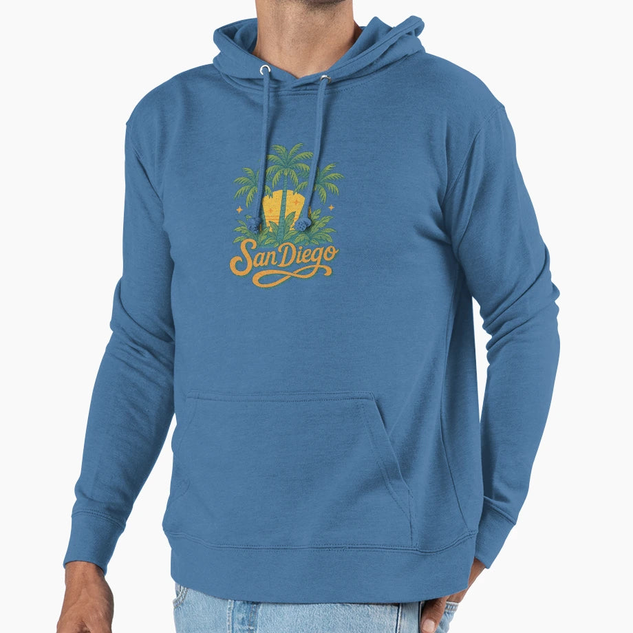 San Diego California Hoodie - Unique Graphic for Adults - T-Shirt, Sweatshirt, Hoodie