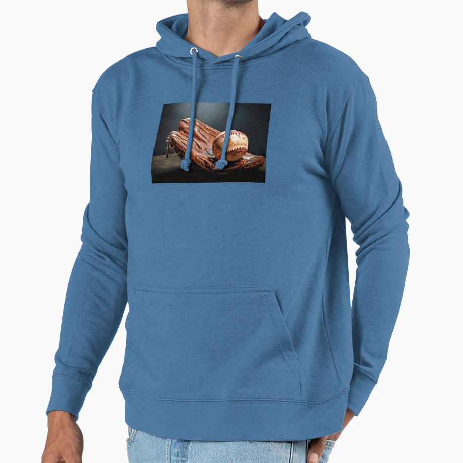 Baseball Hoodie - Casual Everyday Wear Unisex - T-Shirt, Sweatshirt, Hoodie