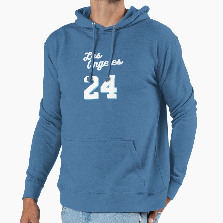 Kobe Game 2021 Blue And White Jersey No Hoodie - Custom Art Print Unisex - T-Shirt, Sweatshirt, Hoodie