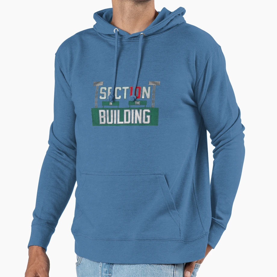 Boston Fenway Section 10 Building Hoodie - Graphic Print Men Women - T-Shirt, Sweatshirt, Hoodie