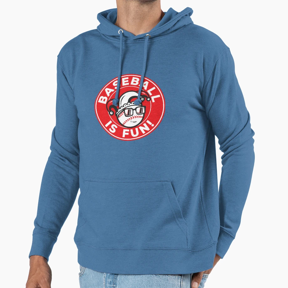 Baseball Is Fun Hoodie - Fun Novelty Design Men Women - T-Shirt, Sweatshirt, Hoodie