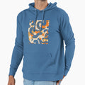 Abstract Forms Snakes Tiger Stripes Hoodie - Graphic Print for Adults - T-Shirt, Sweatshirt, Hoodie