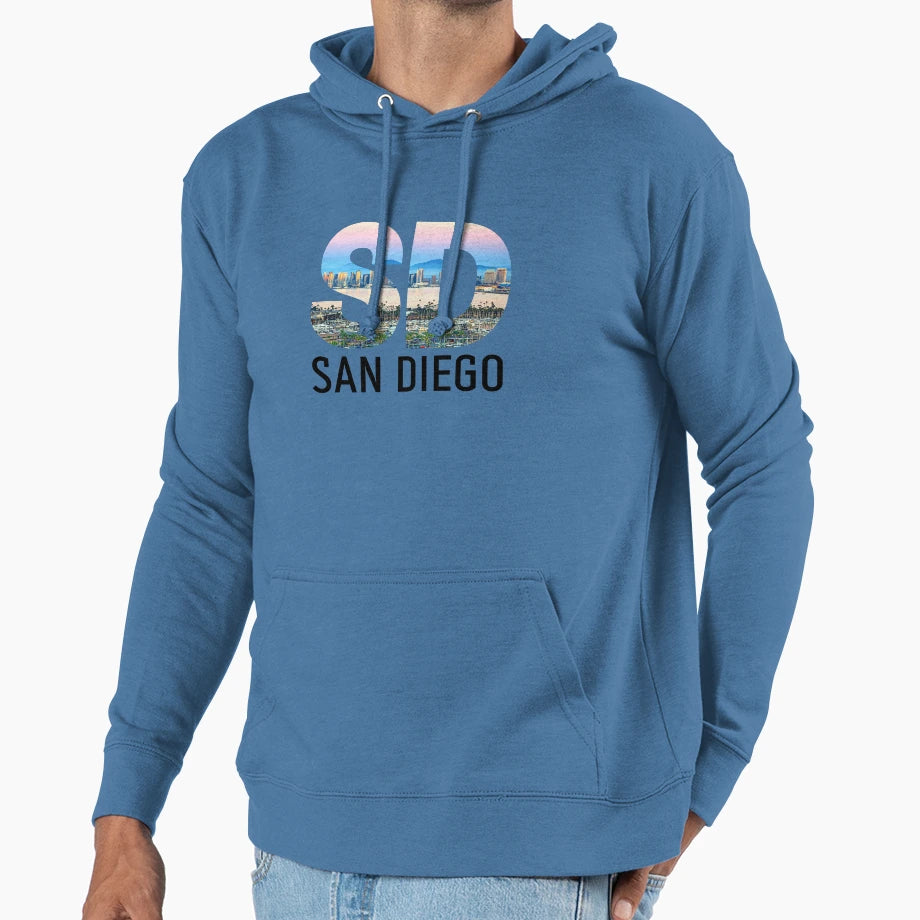 San Diego Hoodie - Casual Everyday Wear for Adults - T-Shirt, Sweatshirt, Hoodie