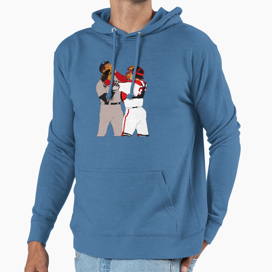 Jason Varitek Alex Rodriguez Brawl Hoodie - Trendy Graphic Unisex - T-Shirt, Sweatshirt, Hoodie