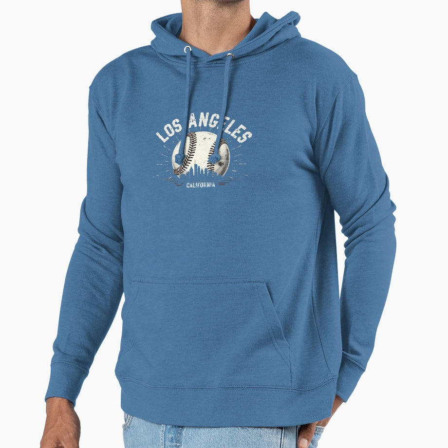 Los Angeles California Hoodie - Aesthetic Graphic for Adults - T-Shirt, Sweatshirt, Hoodie