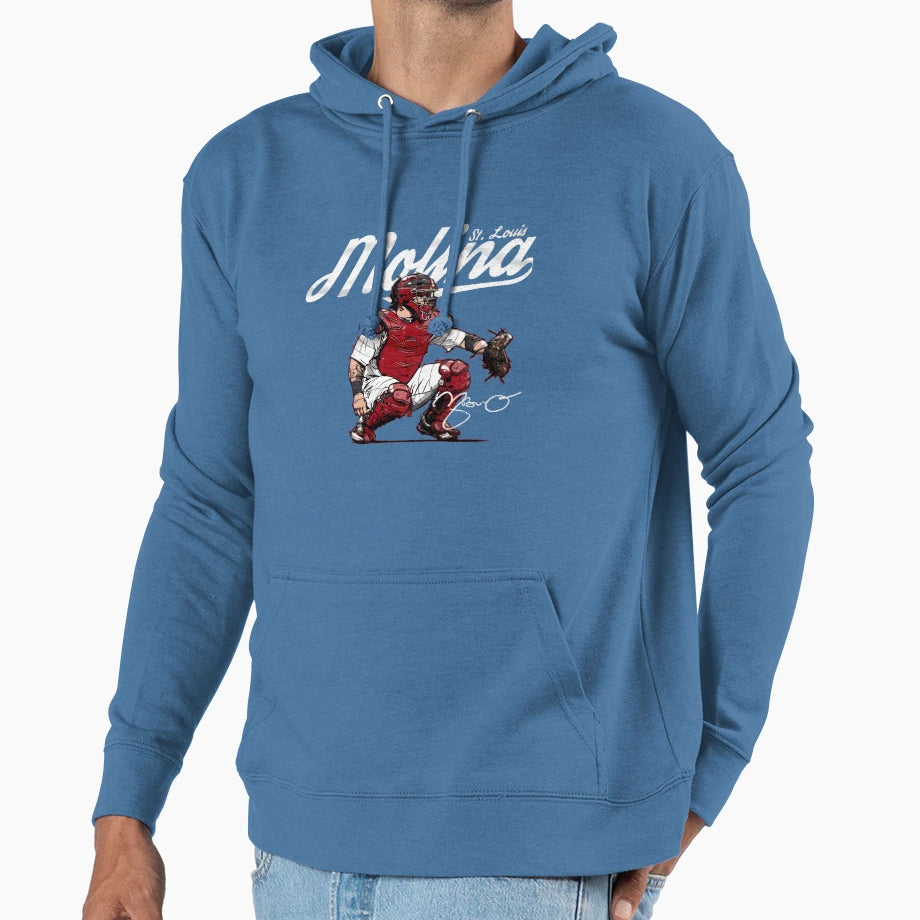 Yadier Molina Hoodie - Trendy Graphic Unisex - T-Shirt, Sweatshirt, Hoodie