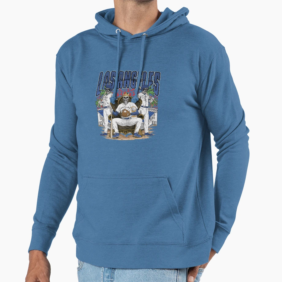 Los Angeles Baseball Hoodie - Aesthetic Graphic for Adults - T-Shirt, Sweatshirt, Hoodie