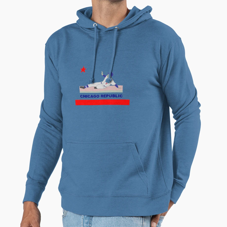 Chicago Republic Hoodie - Trendy Graphic Unisex - T-Shirt, Sweatshirt, Hoodie