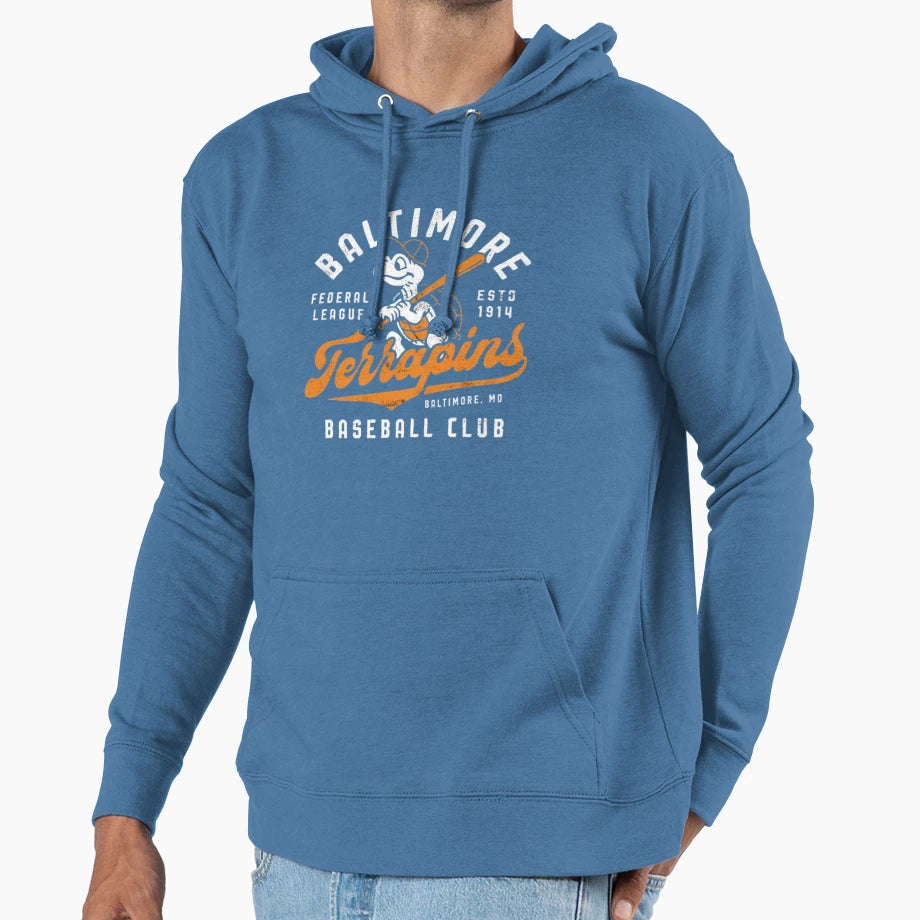 Baltimore Terrapins Maryland Hoodie - Fun Novelty Design for Adults - T-Shirt, Sweatshirt, Hoodie