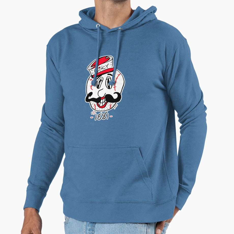 Mr Red Cincy Hoodie - Streetwear Style for Adults - T-Shirt, Sweatshirt, Hoodie