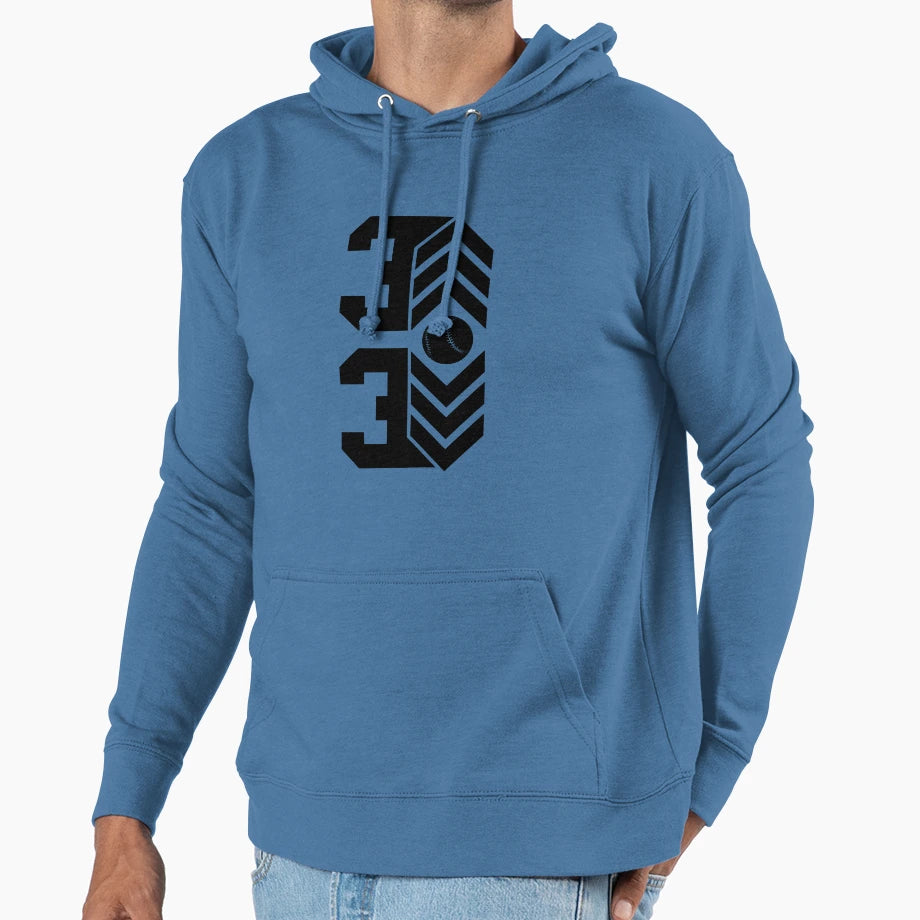 Up Down Baseball Hoodie - Casual Everyday Wear Unisex - T-Shirt, Sweatshirt, Hoodie