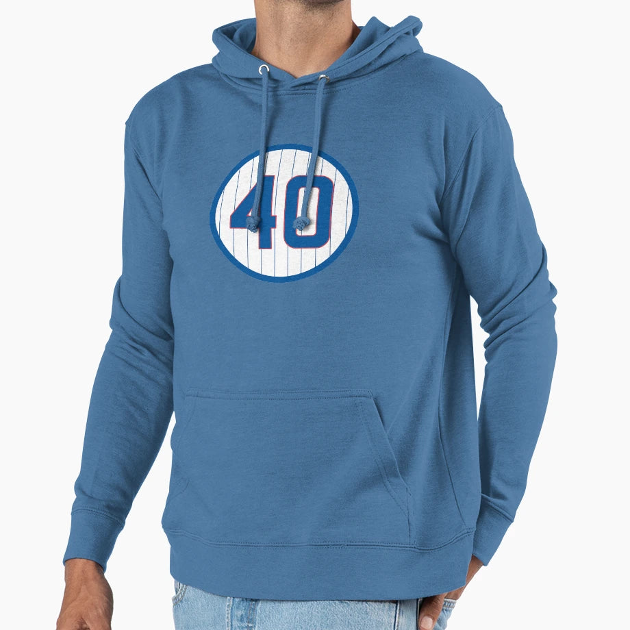 Willson Contreras 40 Jersey Number Hoodie - Novelty Apparel Unisex - T-Shirt, Sweatshirt, Hoodie