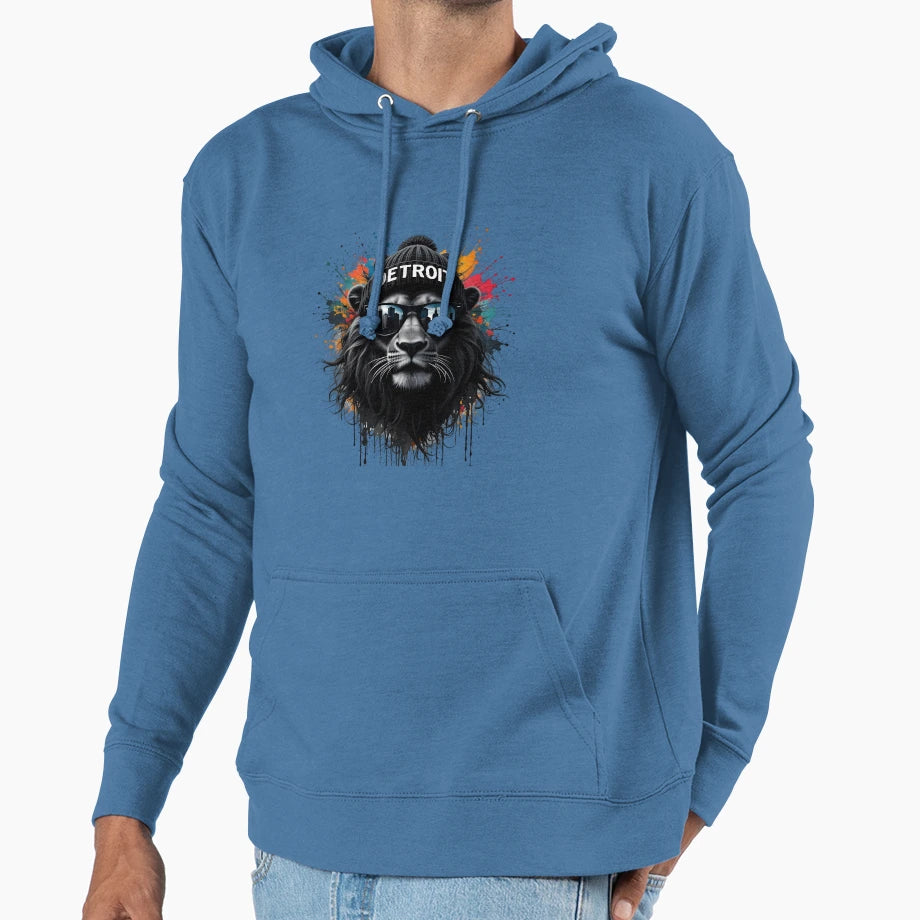 Detroit City Hoodie - Fun Novelty Design for Adults - T-Shirt, Sweatshirt, Hoodie
