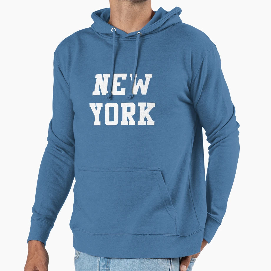 New York Hoodie - Graphic Print Men Women - T-Shirt, Sweatshirt, Hoodie