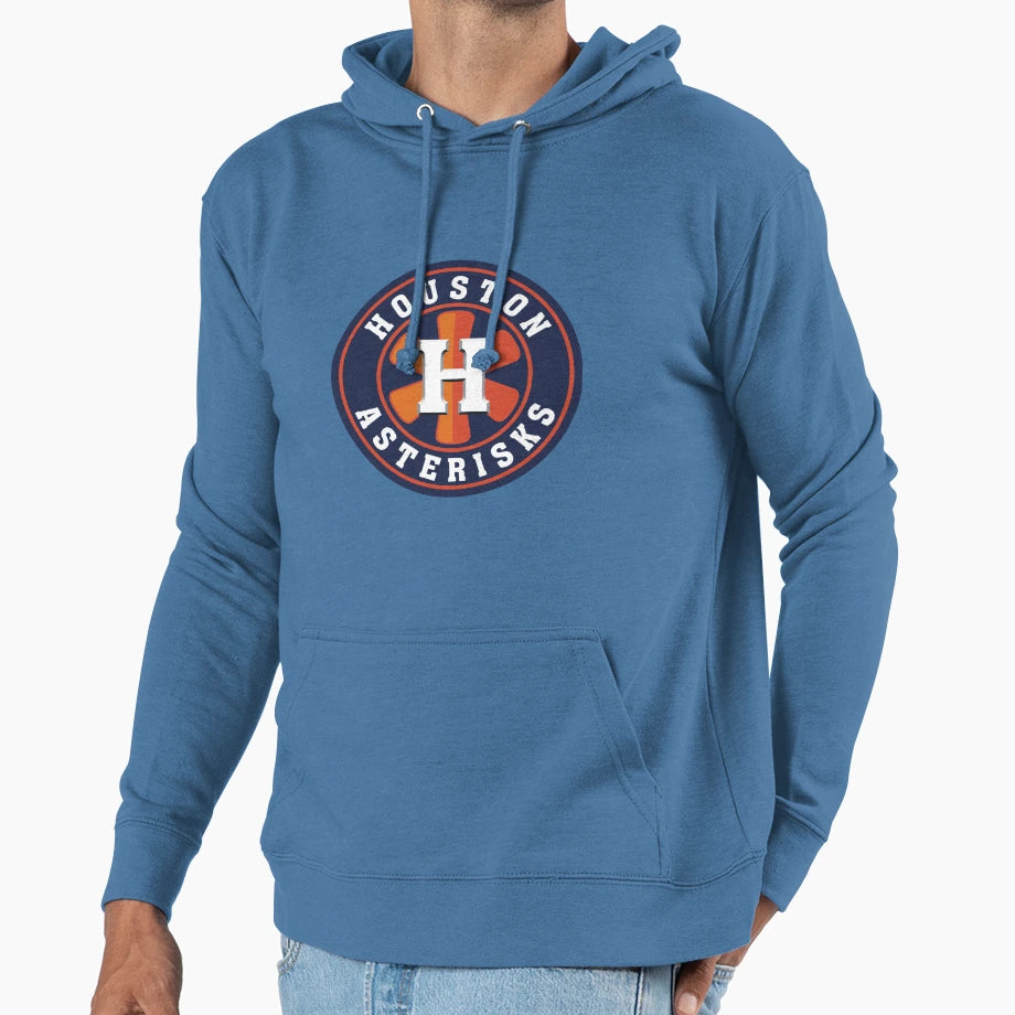 Houston Asterisks Parody Baseball Logo Hoodie - Unique Graphic for Adults - T-Shirt, Sweatshirt, Hoodie