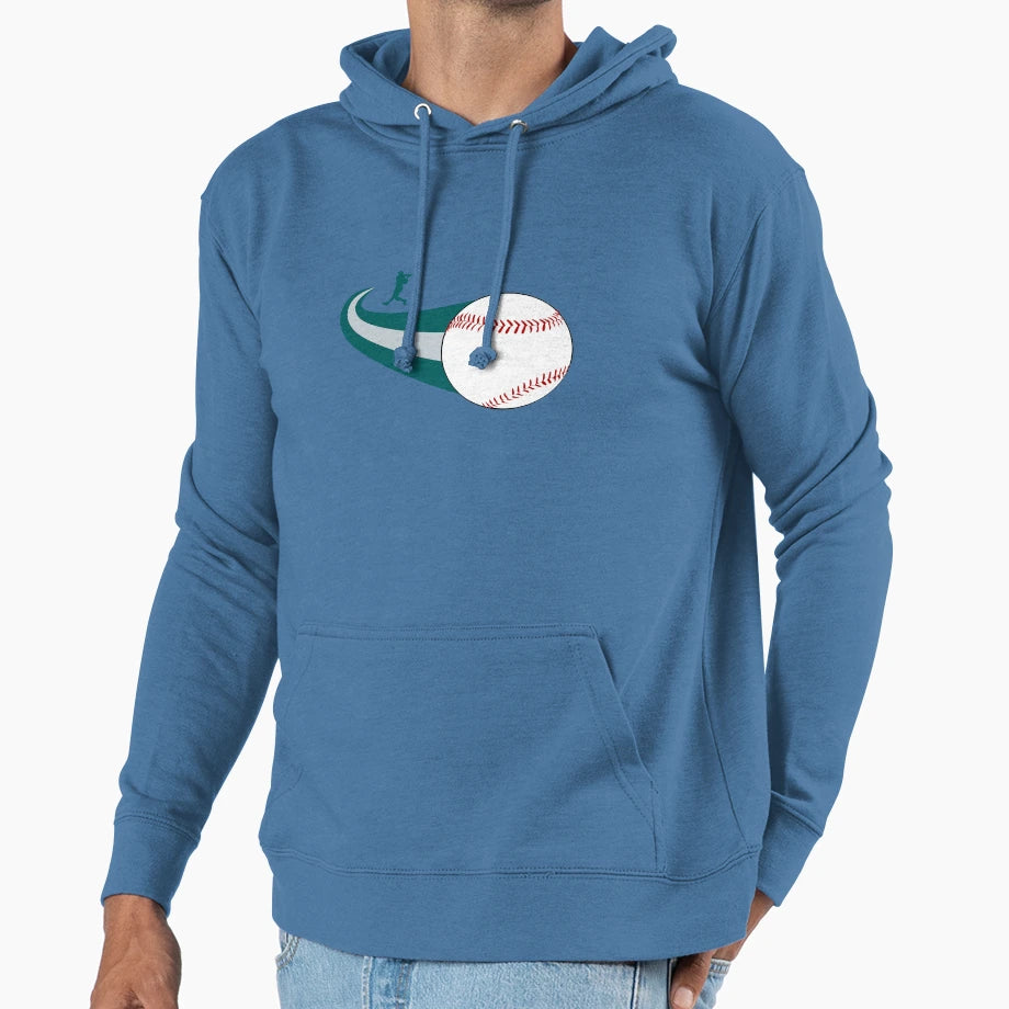 Seattle Home Run Comet Trail Hoodie - Trendy Graphic Men Women - T-Shirt, Sweatshirt, Hoodie