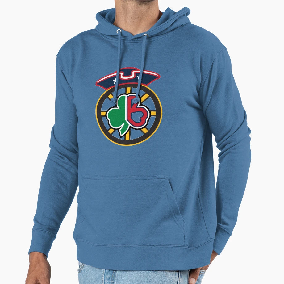 Boston Sports Hoodie - Custom Art Print Unisex - T-Shirt, Sweatshirt, Hoodie