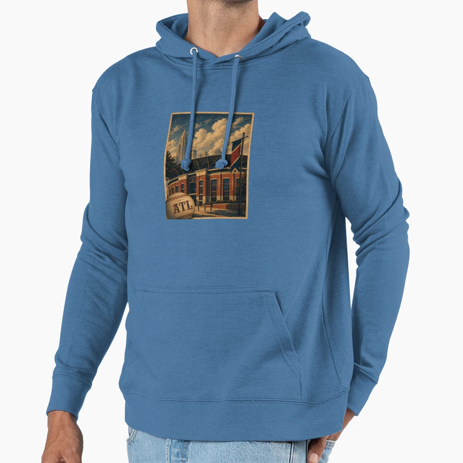 Atlanta Baseball Haven Hoodie - Unique Graphic Men Women - T-Shirt, Sweatshirt, Hoodie