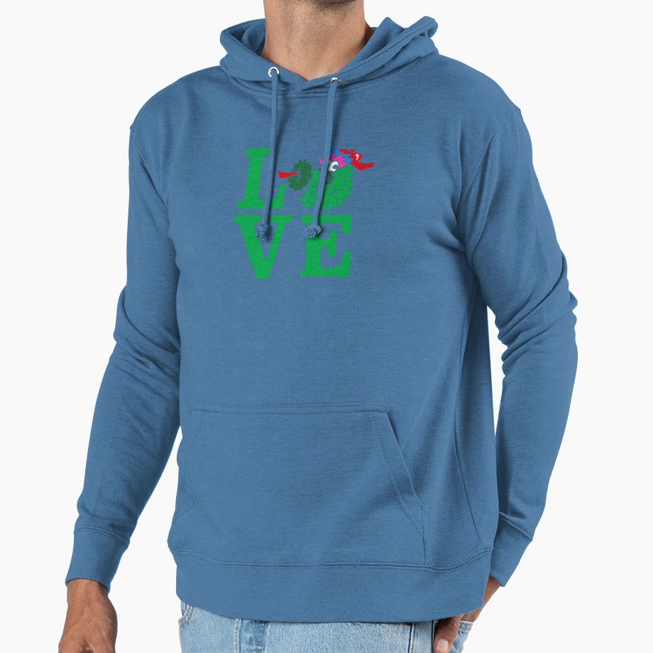 Philly Phanatic Love Baseball Hoodie - Unique Graphic Men Women - T-Shirt, Sweatshirt, Hoodie