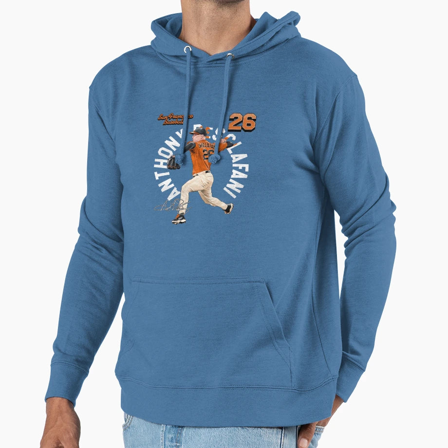 Anthony Desclafani Pitch Hoodie - Unique Graphic for Adults - T-Shirt, Sweatshirt, Hoodie